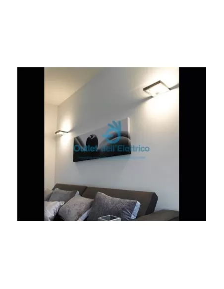 Foco metálico 44350 Quadro pared madera 150w lrg